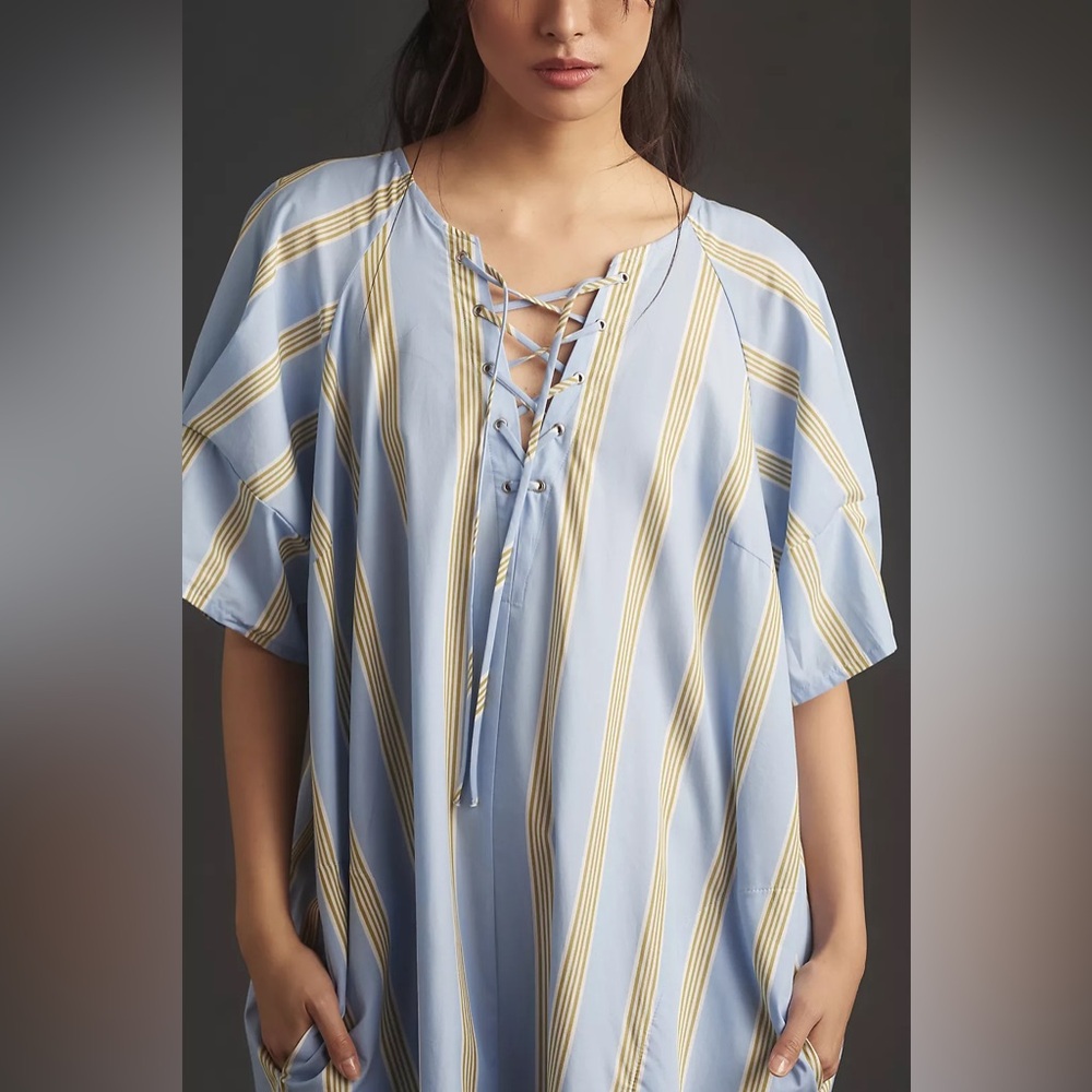 ▪️Maeve Short-Sleeve Crossover V-Neck Midi Dress - Picture 5 of 11